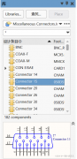 股票量化交易软件-PCB中 D Subminiature DB接口  连接器系列分类及带有3D封装绘制